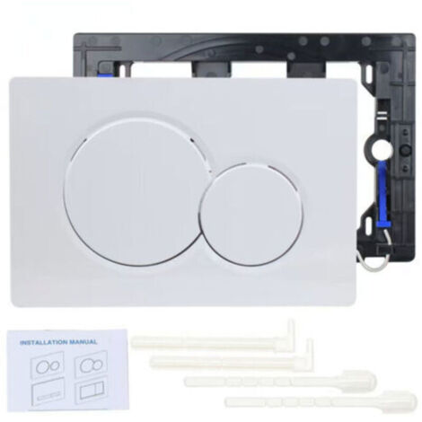 Plaque de commande  SIGMA01 blanc bouton réservoir d'eau caché