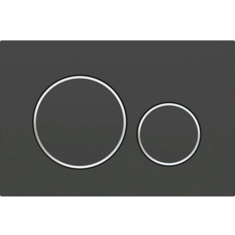 Plaque de commande  Sigma01 double débit, blanc alpin (115.770.11.12)-Produit compatible