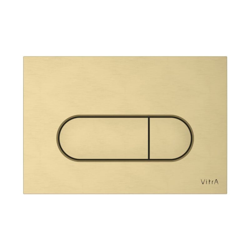 Vitra - Plaque de commande Root Round Or brossé