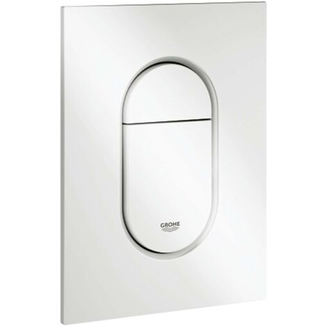 Plaque de commande WC chromée 130x172mm – Finition GROHE StarLight – Technologie EcoJoy – 37624SH0