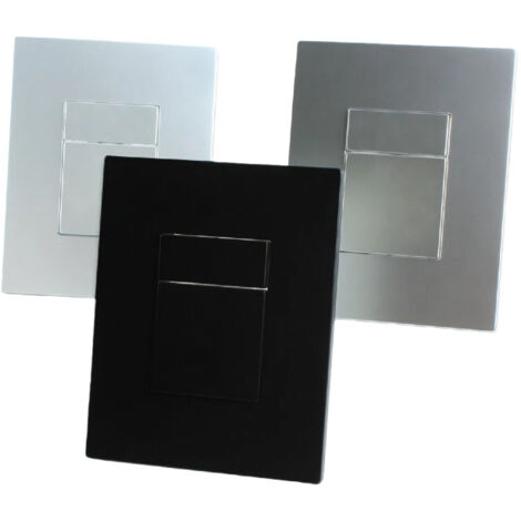 Plaque de commande WC- Compatible Avec GROHE GD2 Plaque de déclenchement-Argent mat