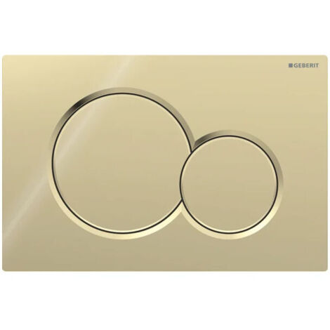 Plaque de commande WC compatible Geberit Sigma01 – Finition chrome brillant – Dimensions 247 x 165 mm – Système double touche 3/6L - Sigma01GEBERIT