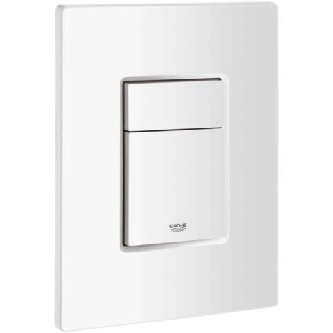 Plaque de Commande WC Compatible Grohe Skate Cosmopolitan Blanc Alpin 38732SH0 Ortviai