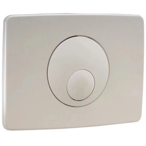 Plaque de commande WC double volume 146x205 – Mécanisme à câble – Déclenchement double débit – Compatible bâtis-supports Nicoll