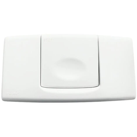 Plaque de commande WC encastré Valsir EGEA simple volume, blanche