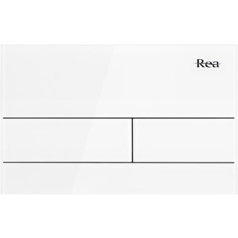 PLAQUE DE COMMANDE WC TYPE REA T WHITE