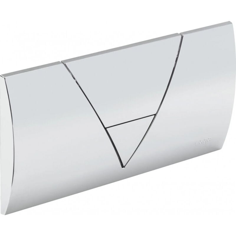 Viega - Plaque de commande wc visign for life 1 modèle 8310.3, chromé