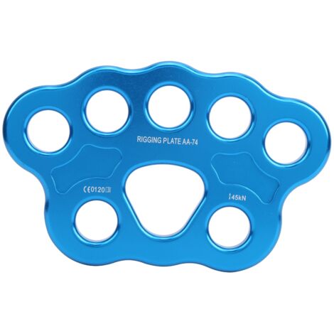 Plaque de connexion 8 trous 45KN pour répartiteur d'ancrage - Équipement d'escalade et activités outdoor
