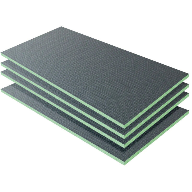 Grand Verre - Plaque de construction à carreler en béton d'épaisseur 25mm 125cm x 60 cm