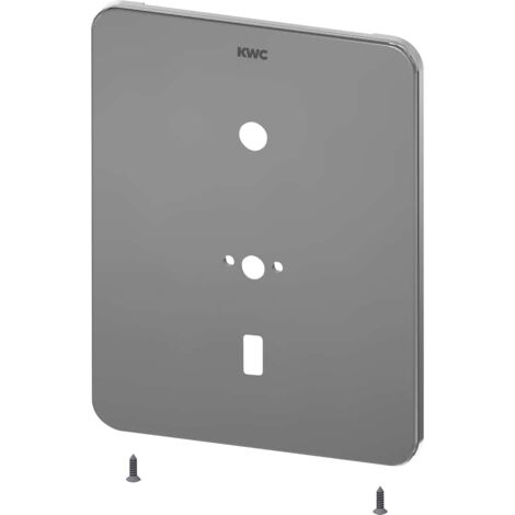 Plaque de couverture en acier inoxydable KWC AR, F3, pour sortie, 190x245 mm, support de capteur, 2030050088