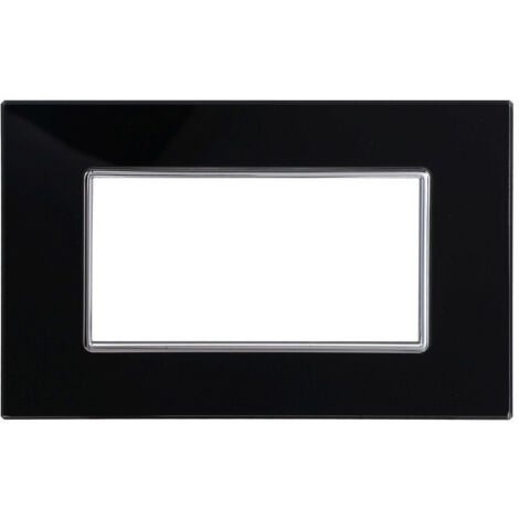 Plaque De Cristal 3m 4m 6m Noir Effet Verre Compatible Avec Bticino Axolute