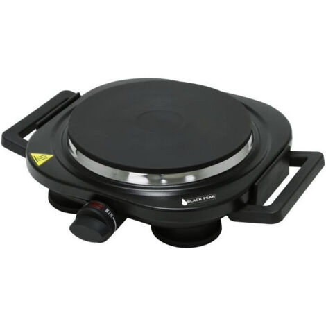 Plaque de cuisson 1 feu - Noir - 1500W - Blackpear BHP003