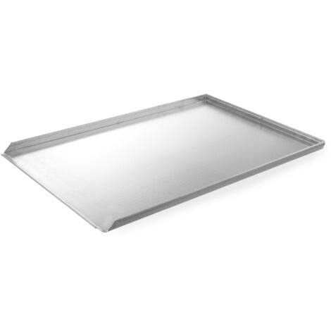 Plaque de cuisson 60x40cm, 3 bords - Hendi 808207