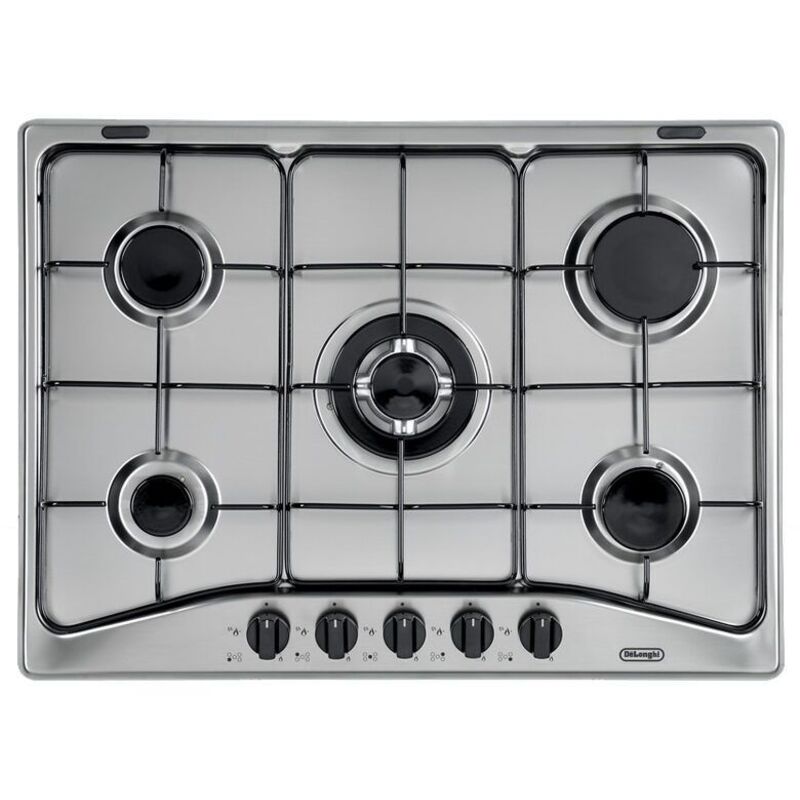 De’Longhi YAF 57 ASV plaque Acier inoxydable Intégré 70 cm Gaz 5 zone(s)