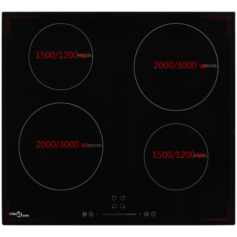vidaXL Plaque de Cuisson à Induction Contrôle Tactile Table Multi-modèle