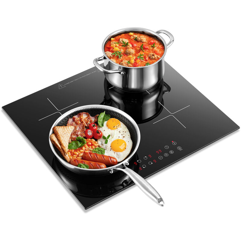 Topstrong - Plaque de cuisson à induction 4 feux kichpower, plaque de cuisson électrique encastrable 60 cm, plaque de cuisson électrique 4 feux,