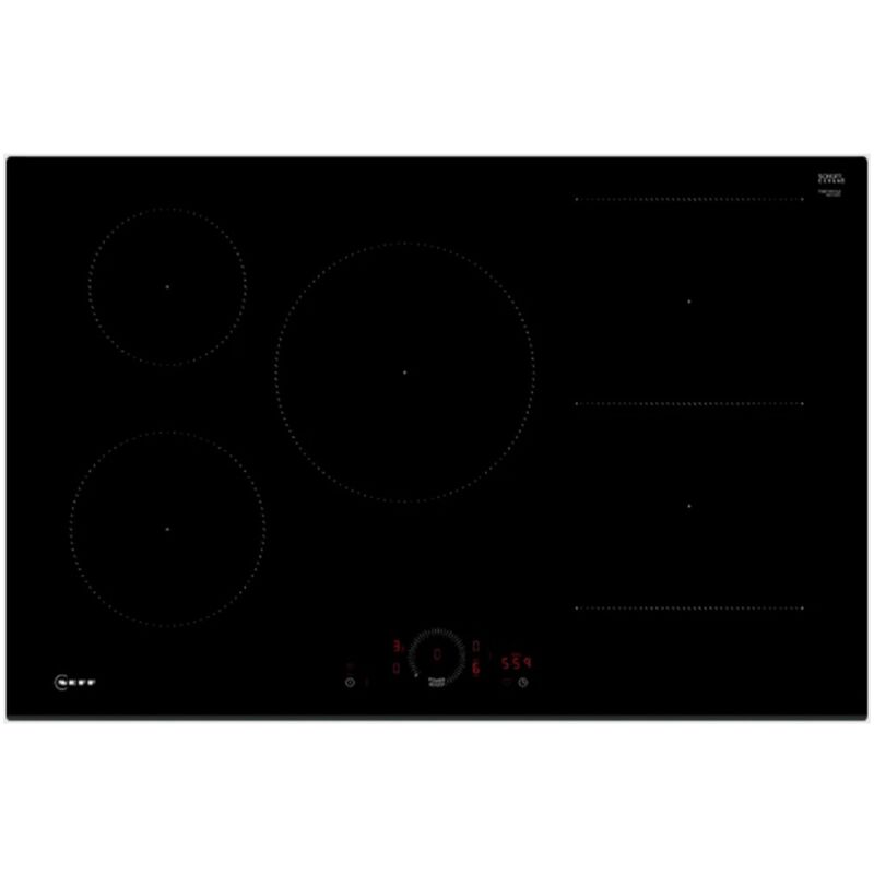 Plaque de cuisson à induction 80cm 5 foyers 7400w - Neff - T58FHW1L0 Plaque de cuisson à induction 80cm 5 foyers 7400w - Neff - T58FHW1L0
