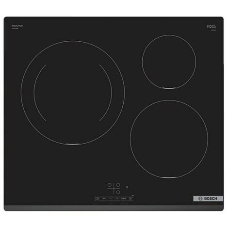Plaque de cuisson à induction Bosch Serie 4 PUJ631BB5E - Noir - 59.2 cm - 3 zones