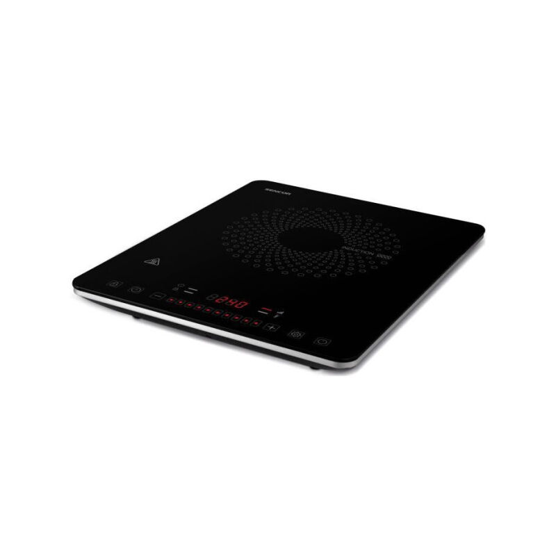 Plaque de Cuisson - Mobile Electrique Plaque de cuisson a induction - SENCOR - SCP 3701BK - 2000 W - 1 foyer - Noir