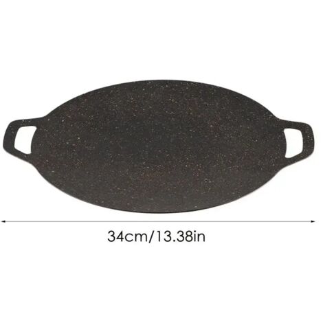 Plaque de cuisson antiadhésive pour camping, plaque de barbecue coréenne, marmite à viande pour barbecue, plaque de cuisson à induction, plaque de friture en pierre médicale, réchauds de cuisine porta