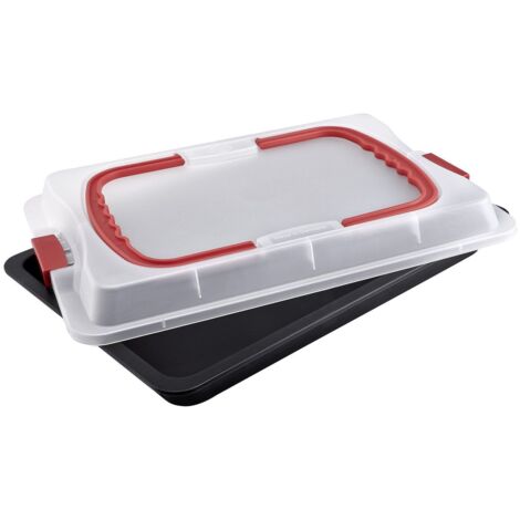 Plaque de cuisson avec couvercle 42 x 29 cm Dr. Oetker Bake and Go