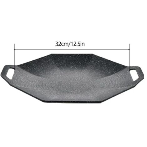 Plaque de cuisson de camping extérieure compatible avec les cuisinières, en pierre médicale, compatible avec les cuisinières électriques, résistante à la chaleur, pour réchauds portables.