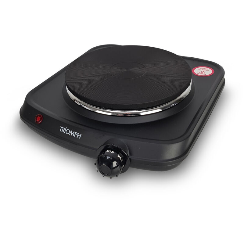 Plaque de Cuisson électrique posable 1500W TRIOMPH - 1 foyer - Noire