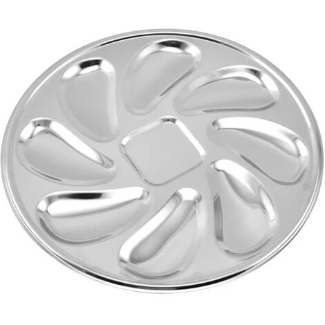 Plaque de cuisson en acier inoxydable pour huîtres et fruits de mer, idéale pour restaurants et buffets