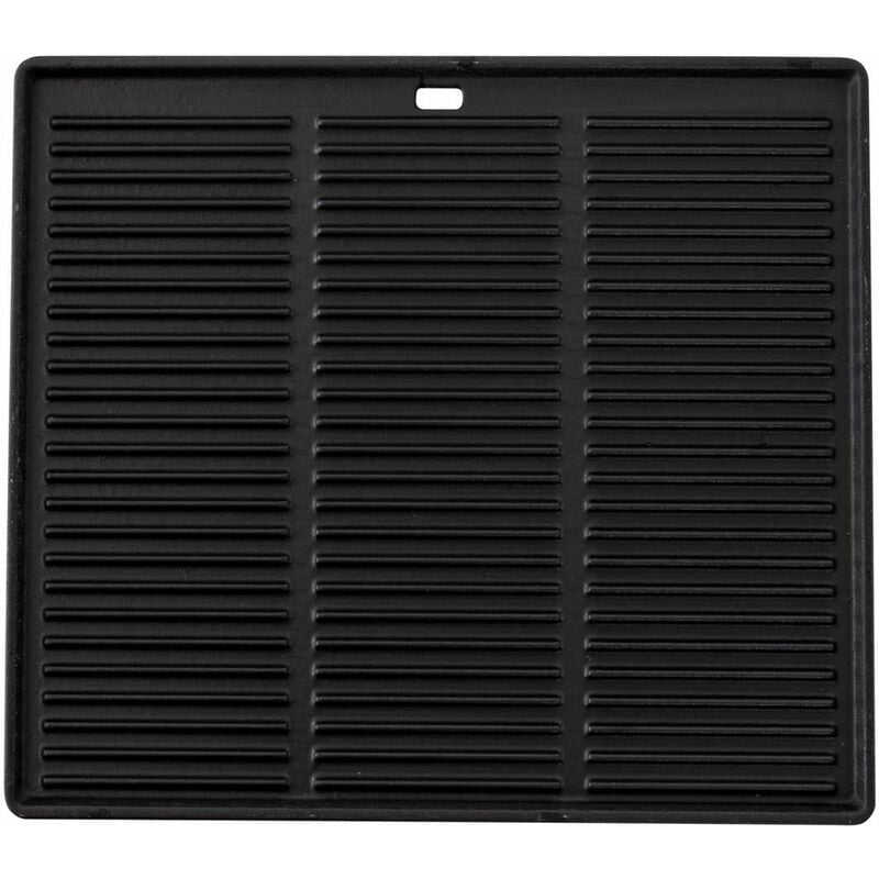 Gril électrique, gaz ou charbon de charbon de charbon réversible diverses mesures Taille : 45,5 x 35 cm