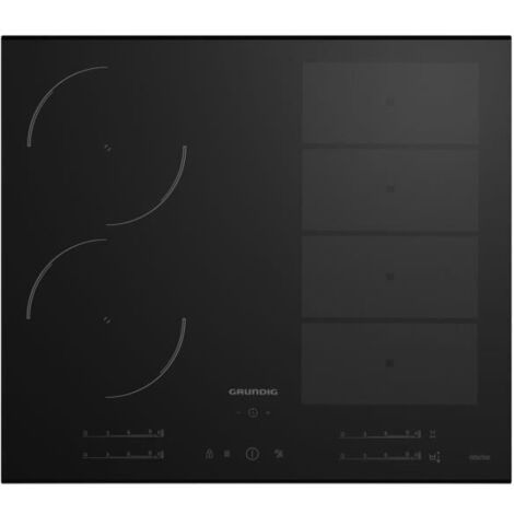 Plaque de cuisson induction GRUNDIG - 2 feux - 60 cm - GIEI627479PN
