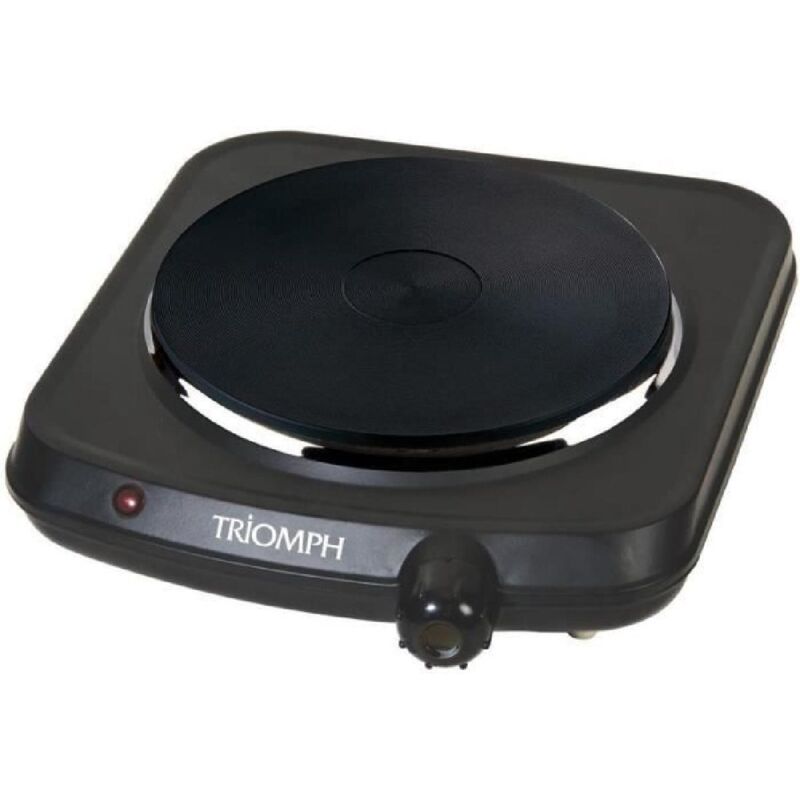 Plaque de Cuisson électrique posable 1500W TRIOMPH - 1 foyer - Noir