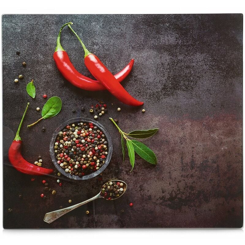 Plaque de cuisson, planche à découper, verre, résistant à la chaleur