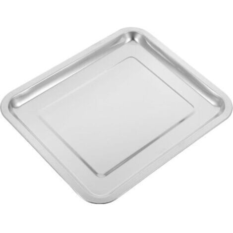 Plaque De Cuisson Rectangulaire Acier Inoxydable Pour Rôtir Cuire Et Cuire Vapeur Idéale Pour Repas Famille Pique-niques