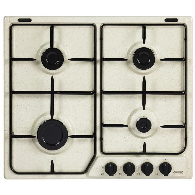 Table de cuisson à gaz encastrable DeLonghi SF 46 ASV Sable 4 brûleurs