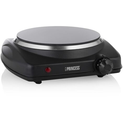 Plaque de cuisson vitrocéramique 1200 W Noir Princess - Noir