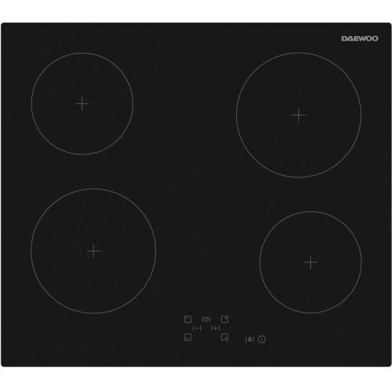 Plaque de Cuisson  Vitroceramique   DAEWOO  4 foyers  60 cm  BH6VTF27BNM