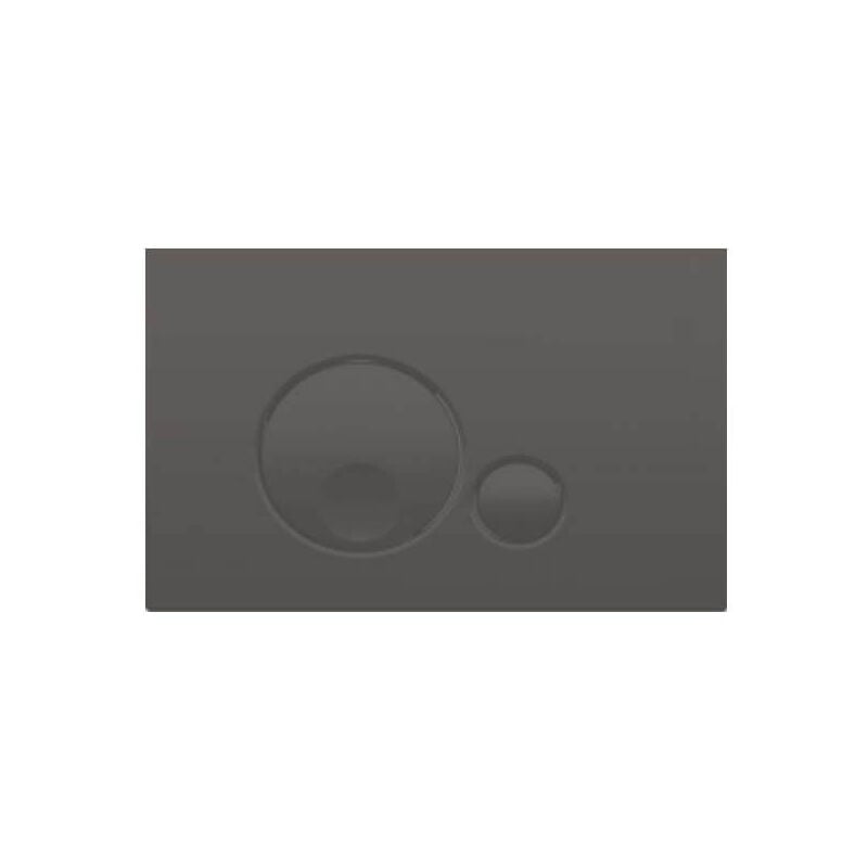 Rue Du Bain - Plaque de déclenchement globe noire pour bâti-support Regiplast