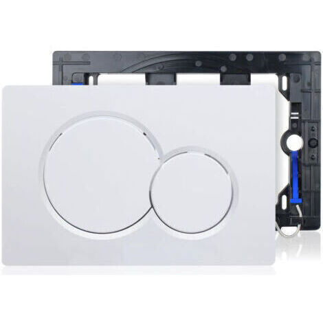 Plaque de Déclenchement Compatible Geberit Sigma UP300/UP320/UP720, Cadre de Montage ABS