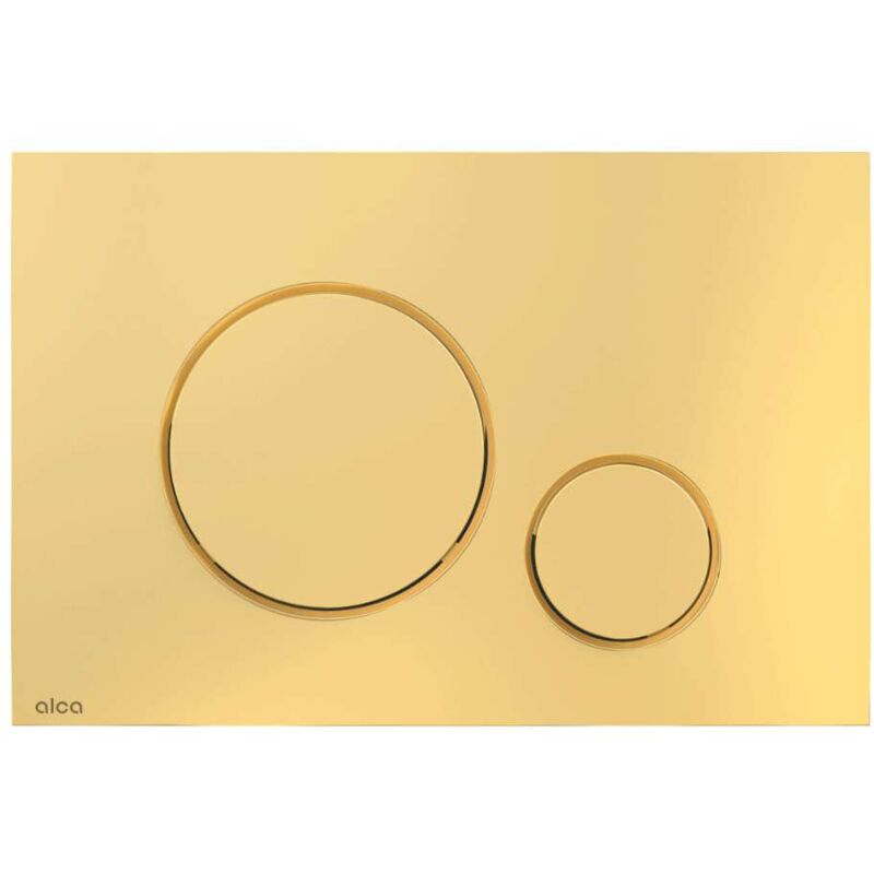 Alcaplast - Alcadrain Thin - Plaque de déclenchement, doré M675