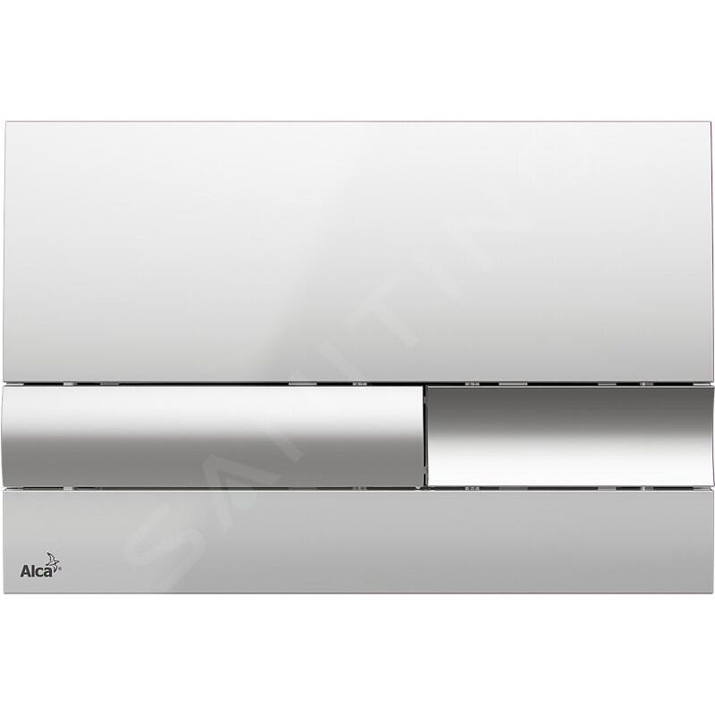 No Brand - Alcadrain Basic - Plaque de déclenchement, chrome brillant M1741