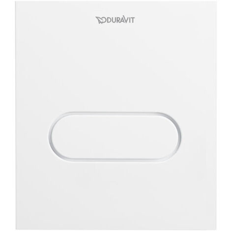 Plaque de déclenchement DURASYSTEM A1 130x150mm pour urinoir, plastique blanc