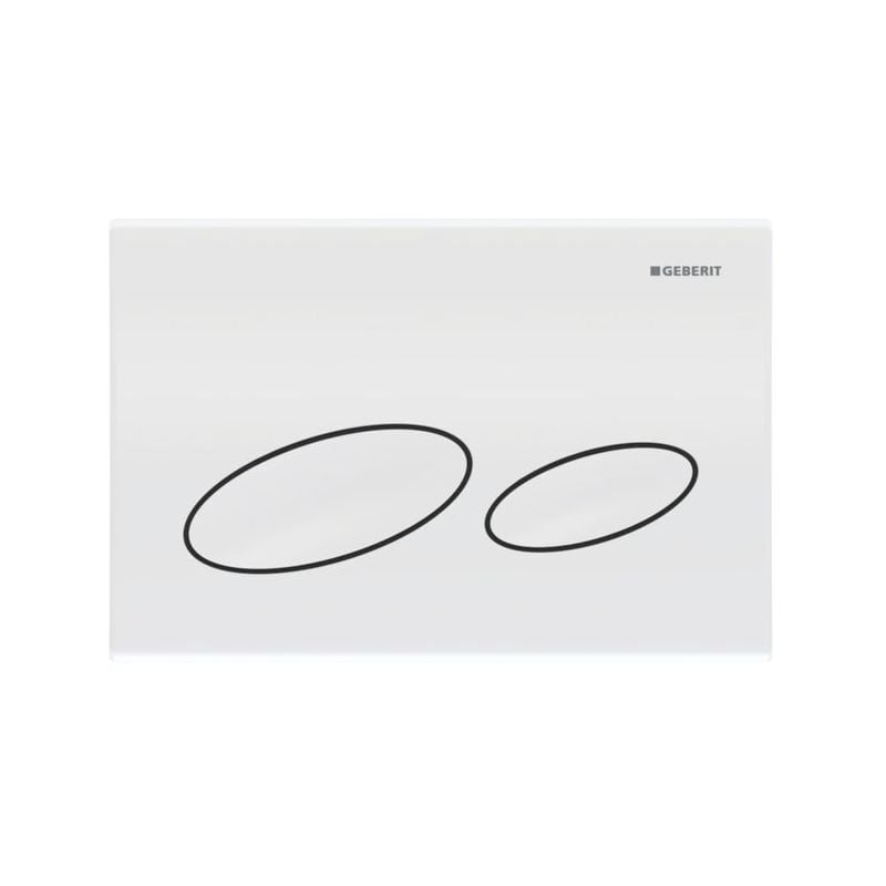 Geberit plaque d&39 actionnement Kappa 20 115 228 111 blanc