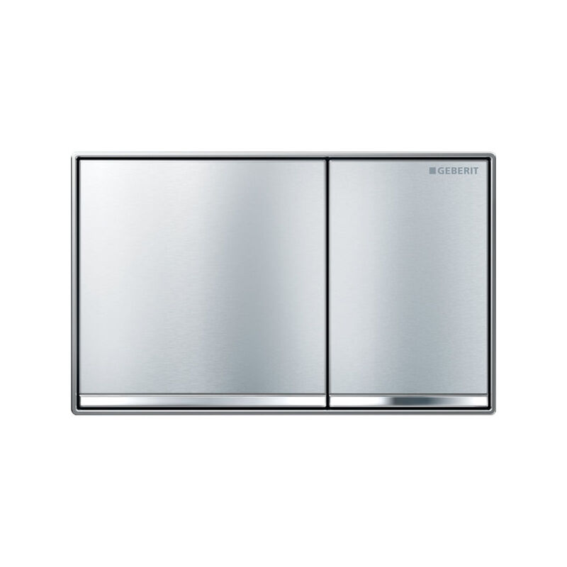Geberit Omega 60 115081GH1 chromé brossé, pour réservoir Omega