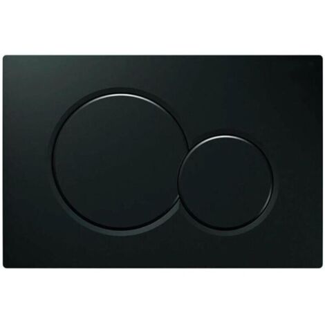 Plaque de déclenchement, pièces détachées pour réservoir, anciens modèles Plaque de déclenchement pour UP320 et 300, double chasse, 1 pièce noire