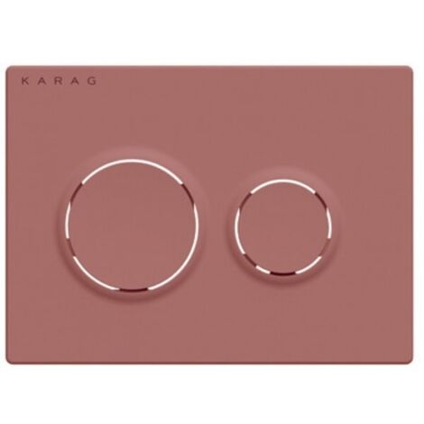 Plaque de déclenchement pour WC OLIMPOS rose gold mat 3/6L