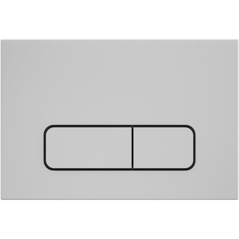 Plaque de déclenchement rectangulaire compatible avec le bâti-support Sigma Geberit - Blanc