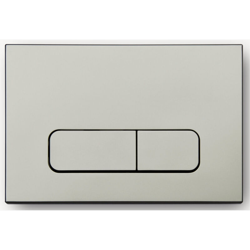 Kroos ® - Plaque de déclenchement rectangulaire compatible avec le bâti-support Sigma Geberit - Inox