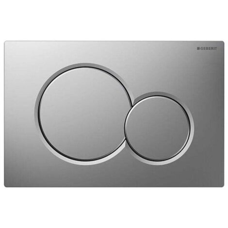 Plaque de déclenchement SIGMA01 UP320/UP720 pour double chasse, chrome mat - GEBERIT - (115.770.JQ.5)