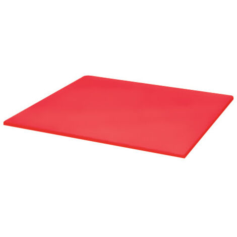 PLAQUE DE DECOUPE POLY ROUGE-L2G