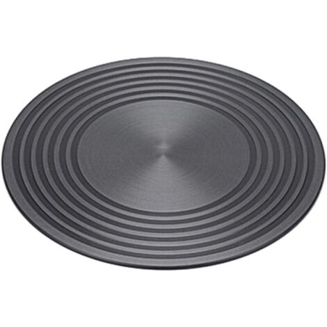 Plaque de diffusion thermique pour cuisinière à gaz – Disque anti-brûlure en aluminium anodisé 20 cm, lot de 2